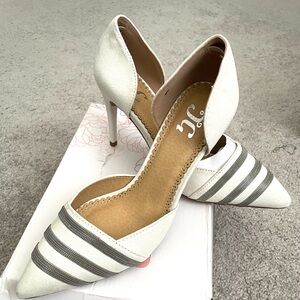 White dress heels